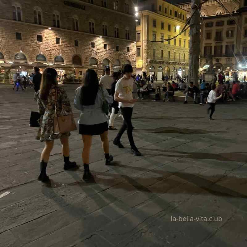Florenz, nachts, abends, italienreise