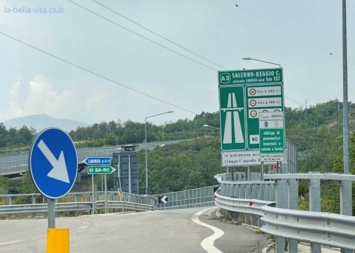 snelweg in italië