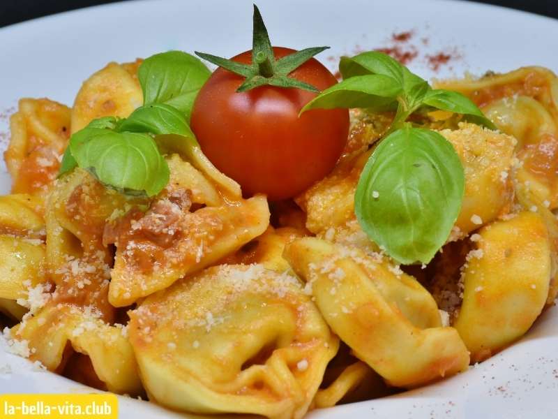 What is the difference between ravioli and tortellini: What does tortellini look like?