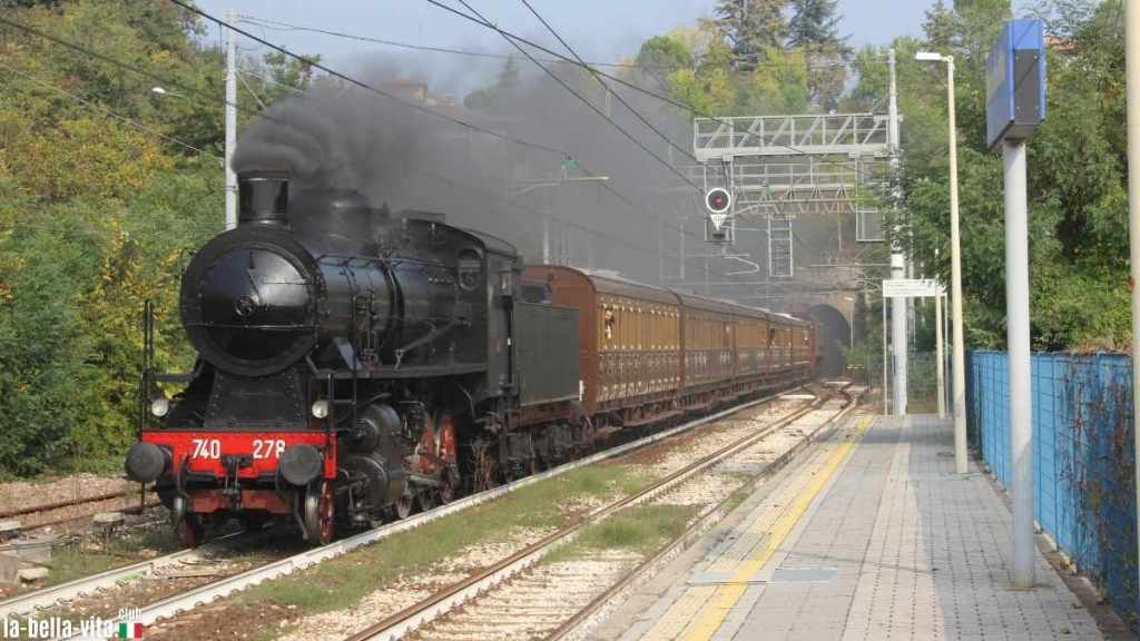 Lignes de chemin de fer historiques en Italie