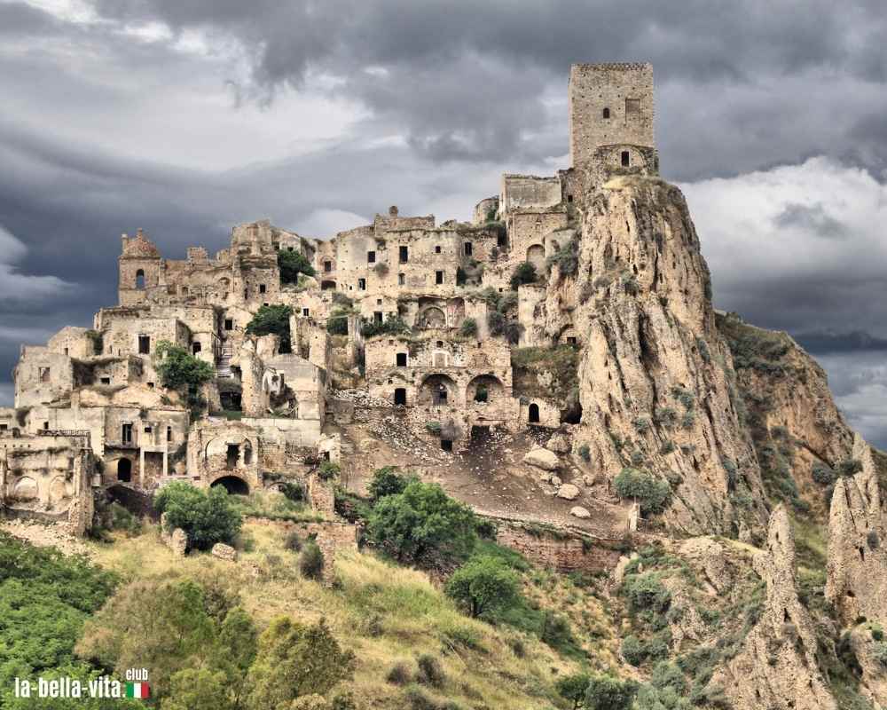 Was für eine Kulisse! Craco in Basilikata