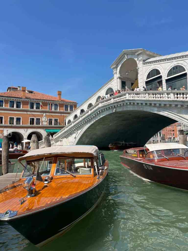 rialto bridge in venice italy
