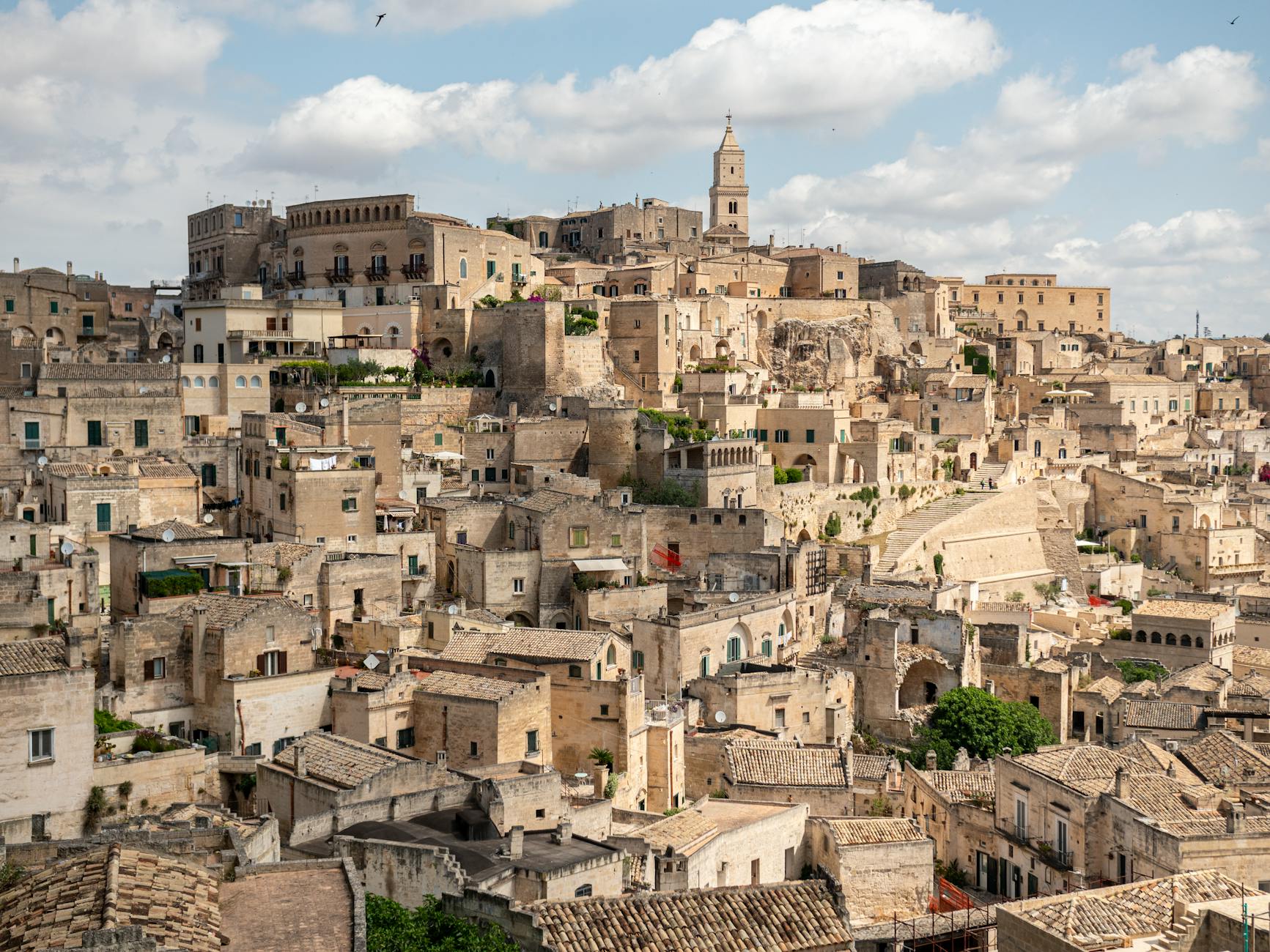 cityscape of matera
