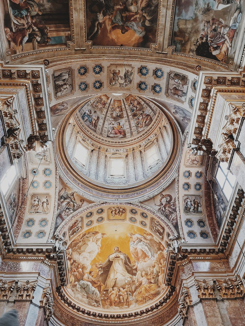 low angle view of concrete building