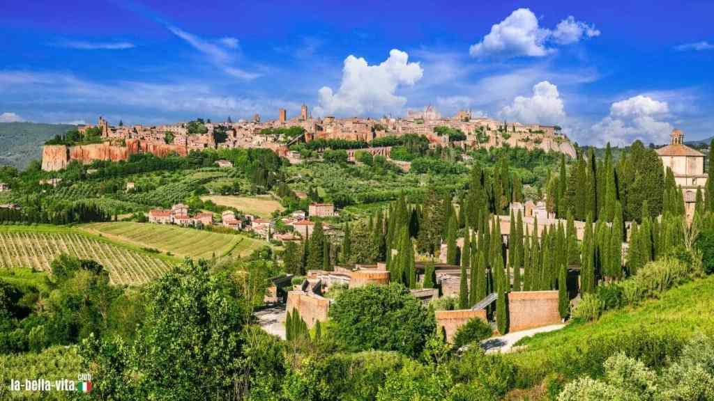 Orvieto i Umbrien: Panoramautsikt