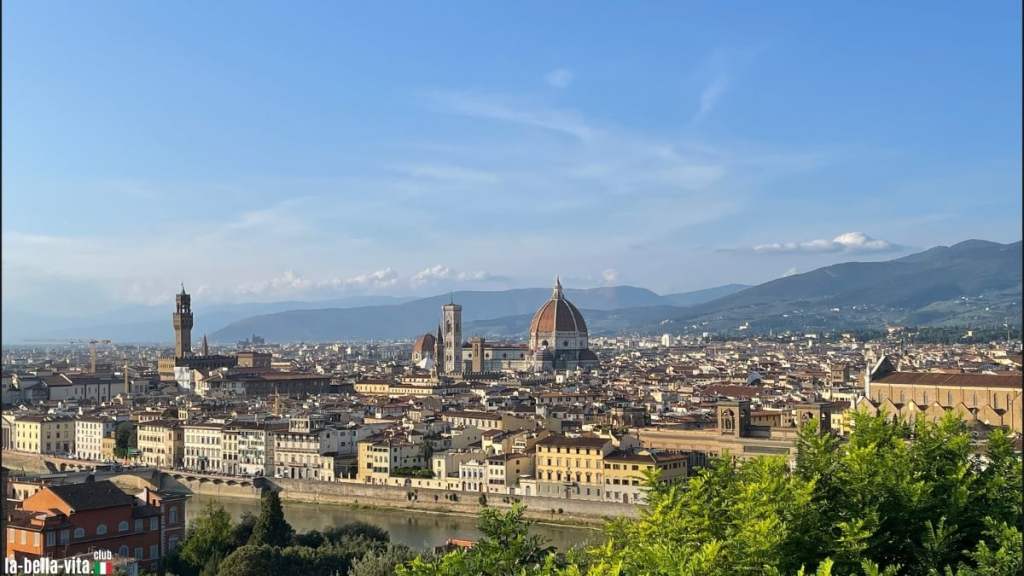 PIazzale Michelangelo in Florenz in der Toskana in Italien
