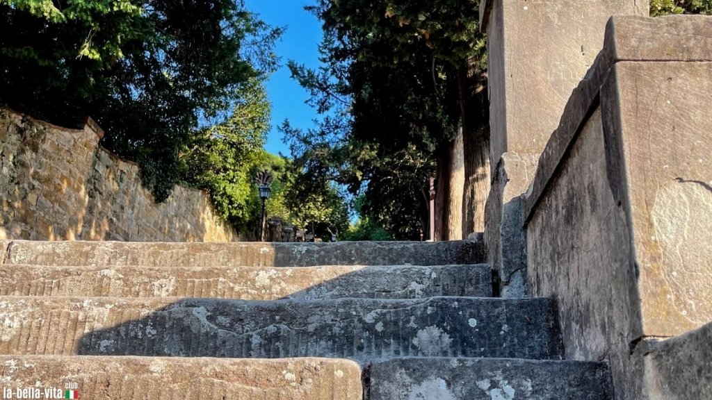 PIazzale Michelangelo in Florenz in der Toskana in Italien