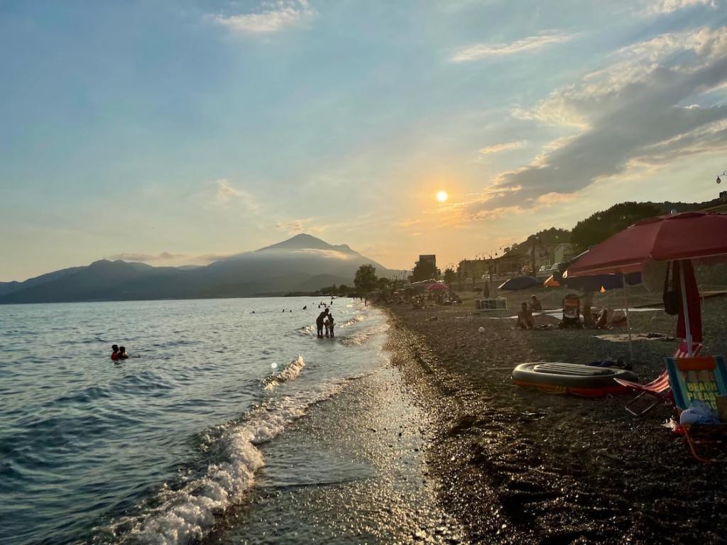 Una serata d'estate in Campania.